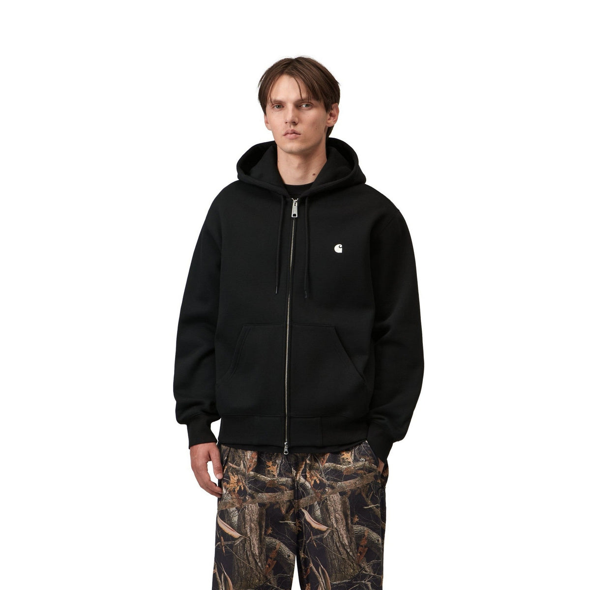 Carhartt WIP Hooded Mack Jacket Black / Wax
