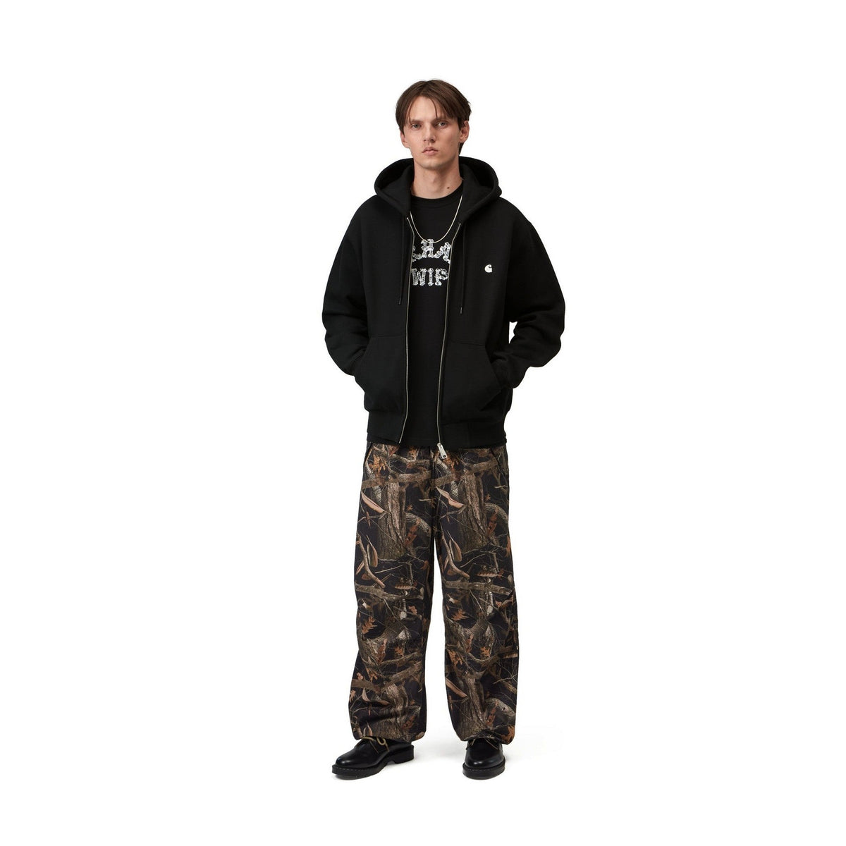 Carhartt WIP Hooded Mack Jacket Black / Wax