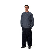 Carhartt WIP Lambert Sweatshirt Dark Navy, Moon wash