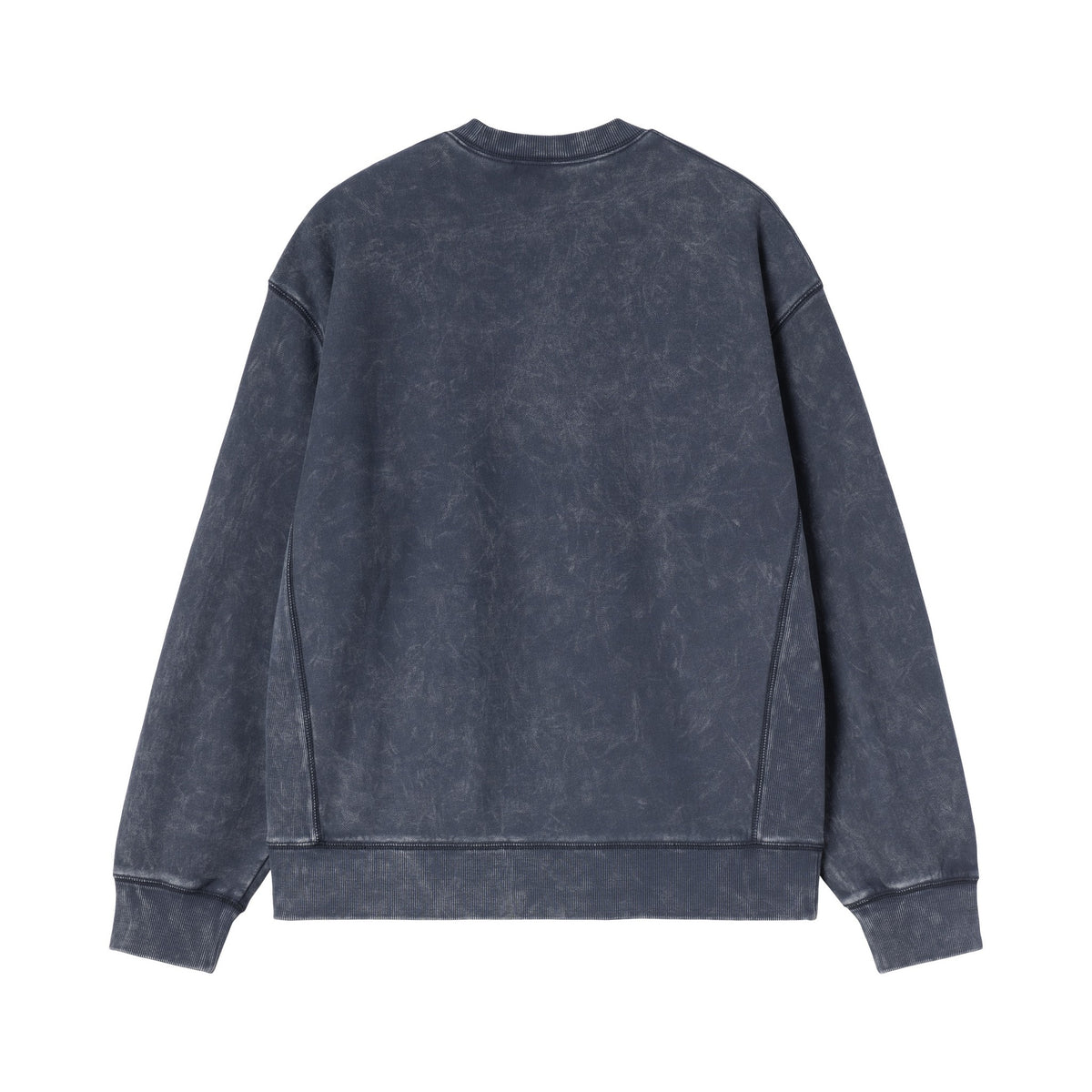 Carhartt WIP Lambert Sweatshirt Dark Navy, Moon wash