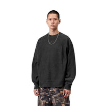 Carhartt WIP Lambert Sweatshirt Black, Moon wash