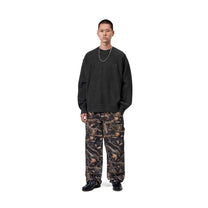 Carhartt WIP Lambert Sweatshirt Black, Moon wash