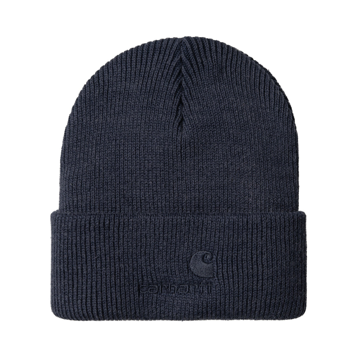Carhartt WIP Lambert Beanie Dark Navy, Moon wash