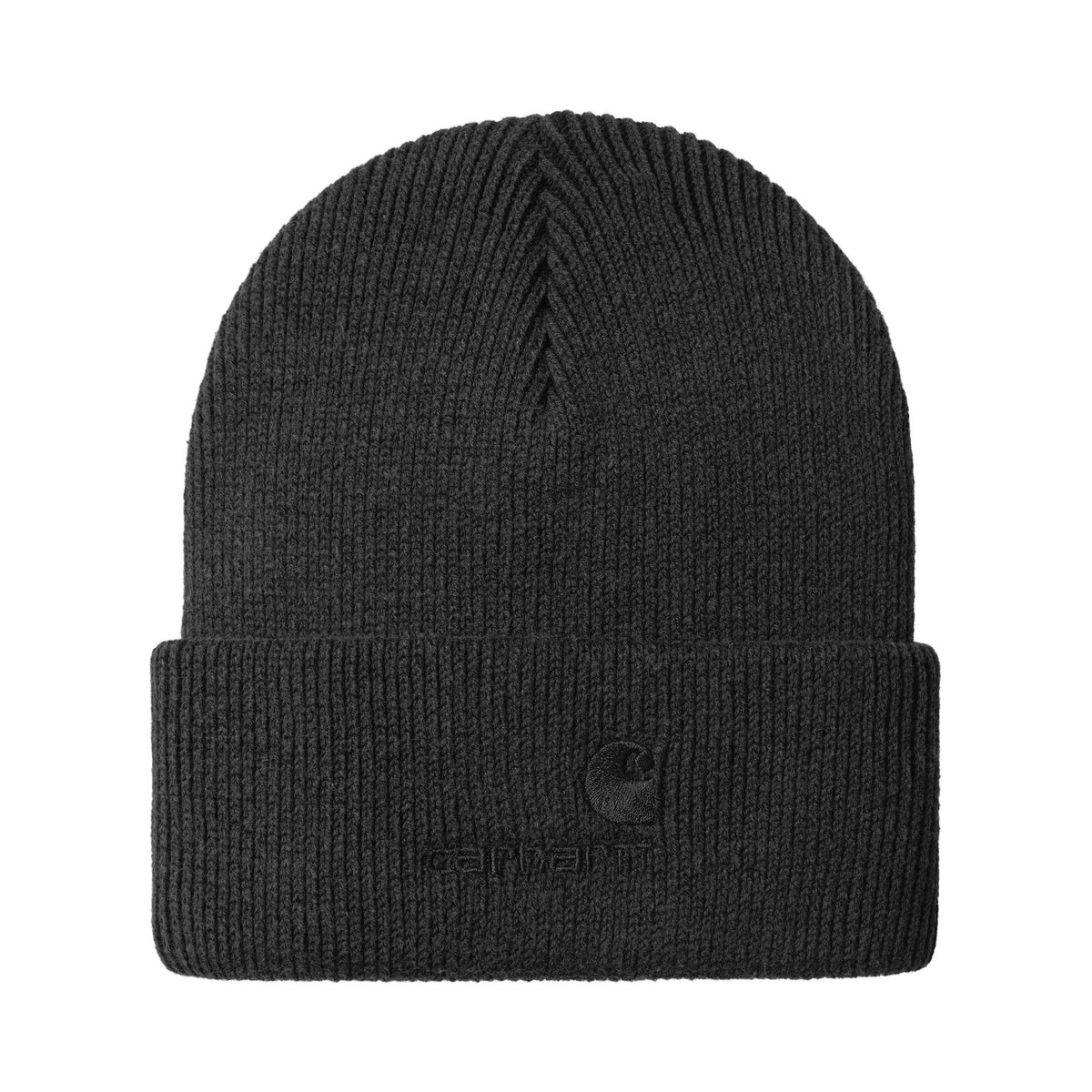 Carhartt WIP Lambert Beanie Black, Moon wash