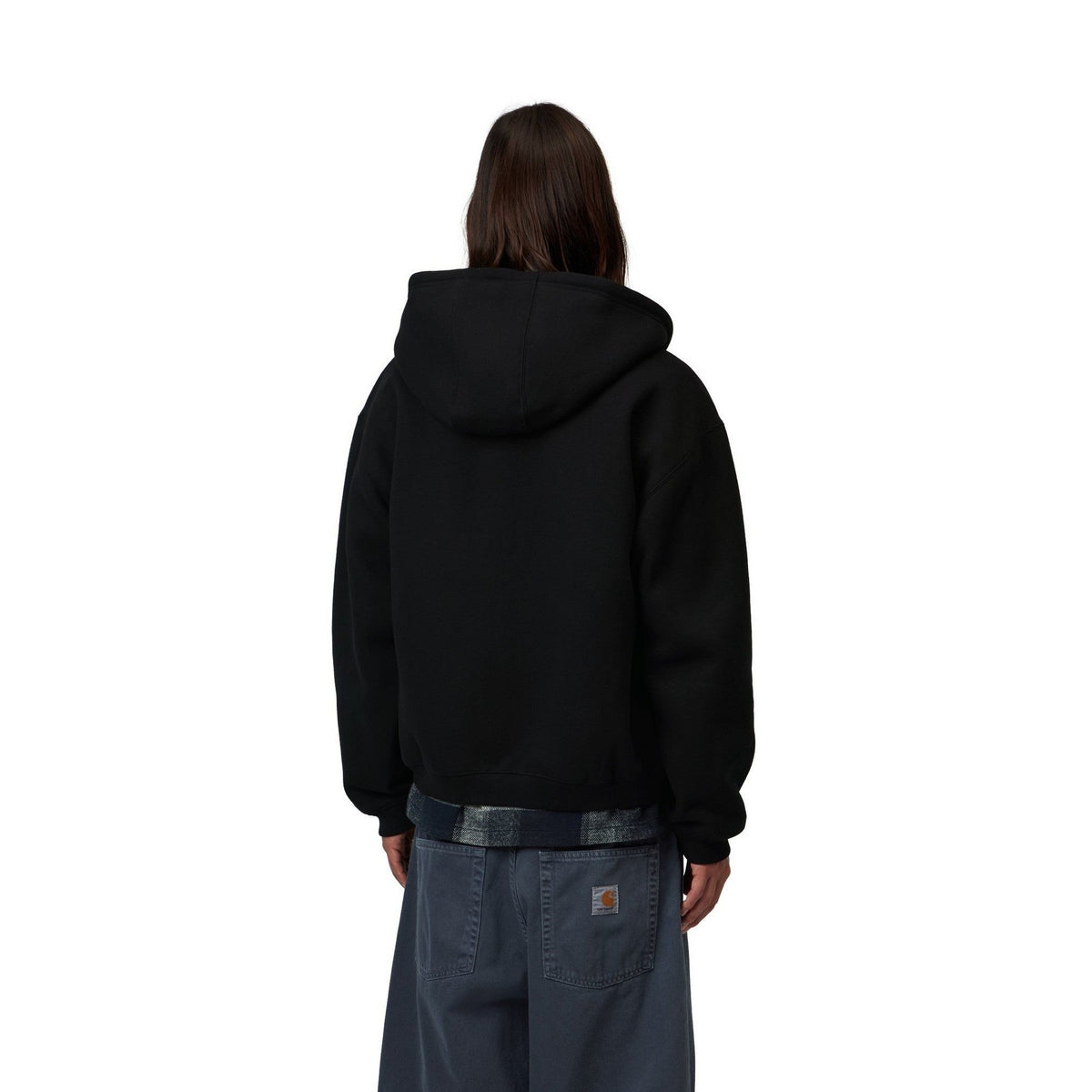 Carhartt WIP Hooded Ebbert Jacket Black / White