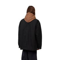 Carhartt WIP Lander Coat Black / Black, Stone washed