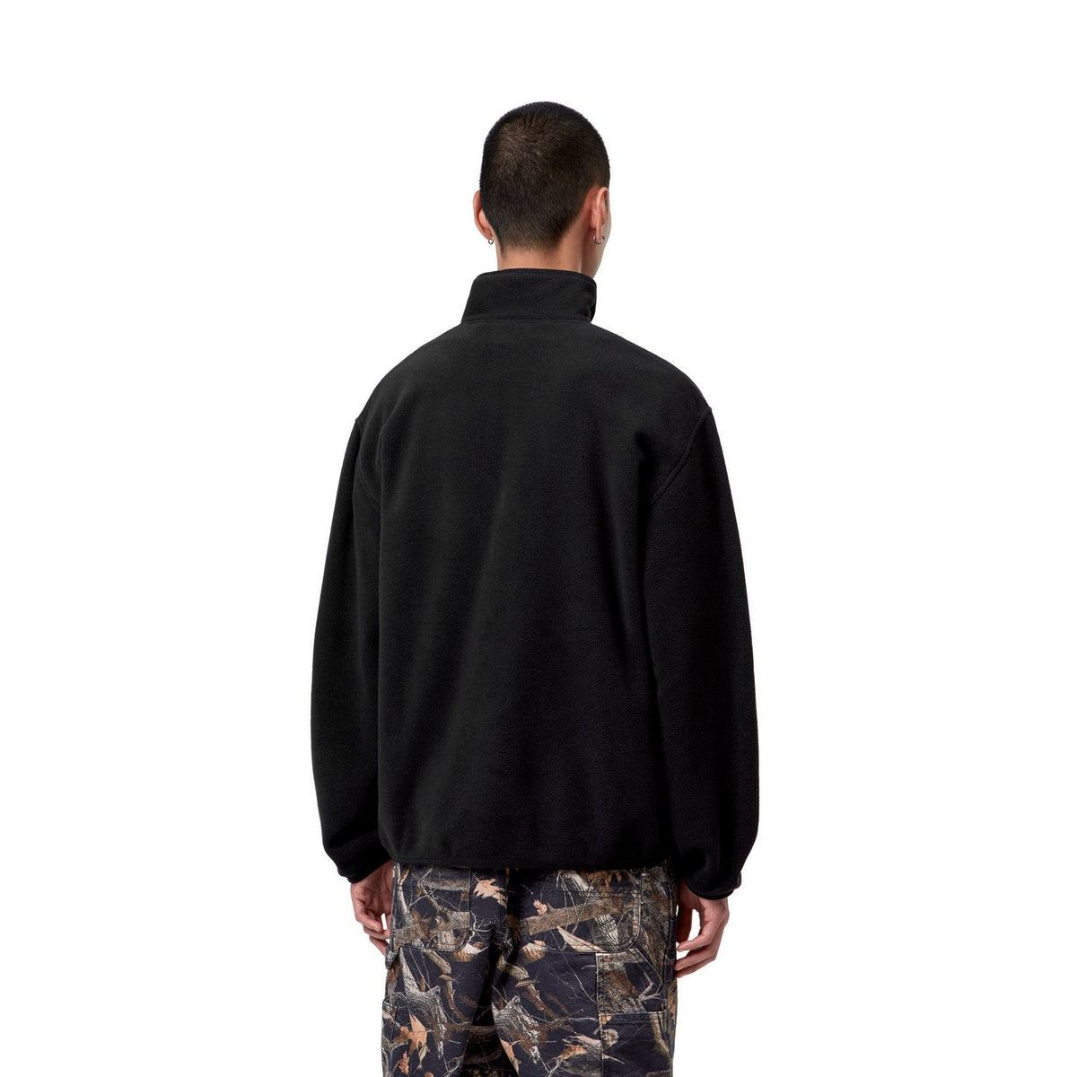 Carhartt WIP Edmore Half Zip Sweatshirt Black / White