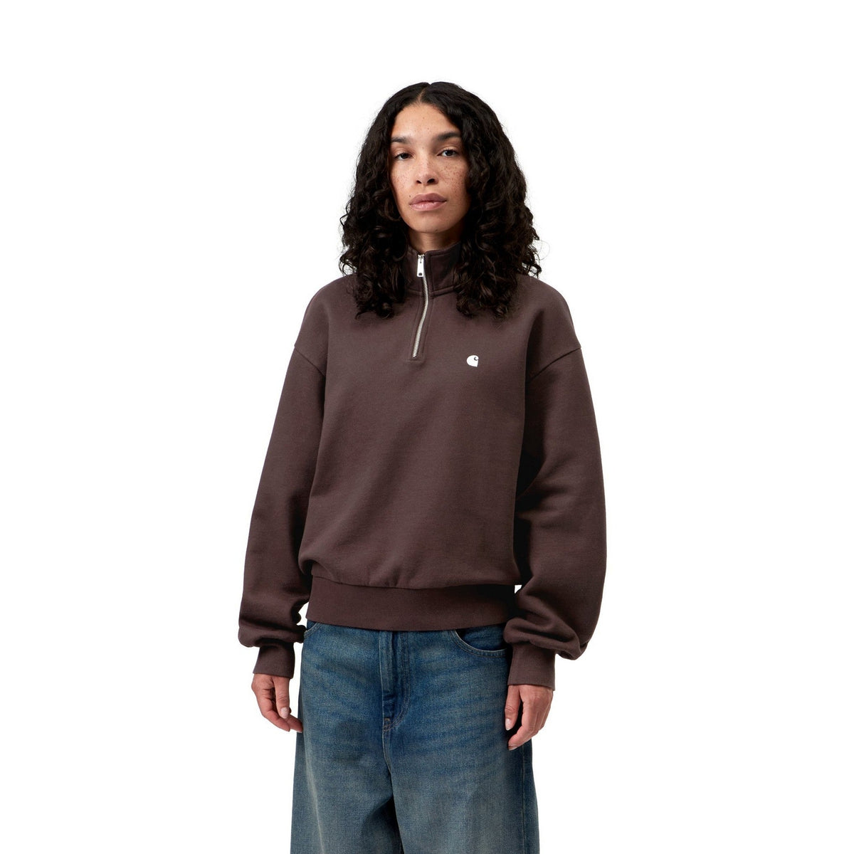 Carhartt WIP Women's Casey High Neck Sweatshirt Palisander / Silver