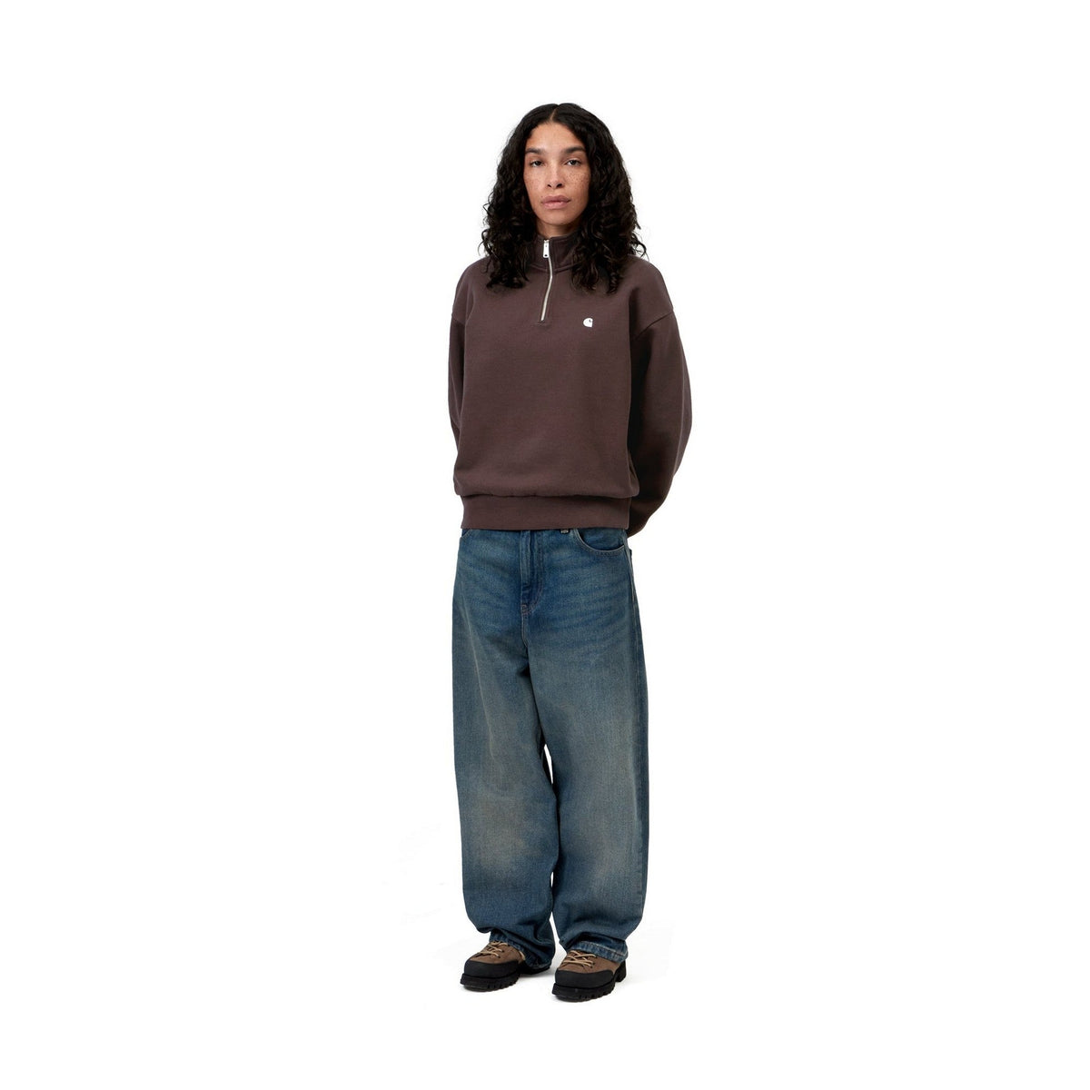 Carhartt WIP Women's Casey High Neck Sweatshirt Palisander / Silver