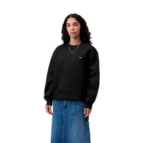 Carhartt WIP Women's Small Heart Patch Sweatshirt Black / Black