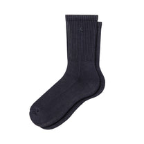 Carhartt WIP Lambert Socks Dark Navy, Moon wash