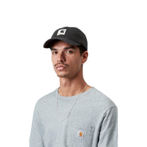 Carhartt WIP Canvas Cap Black Stone Washed