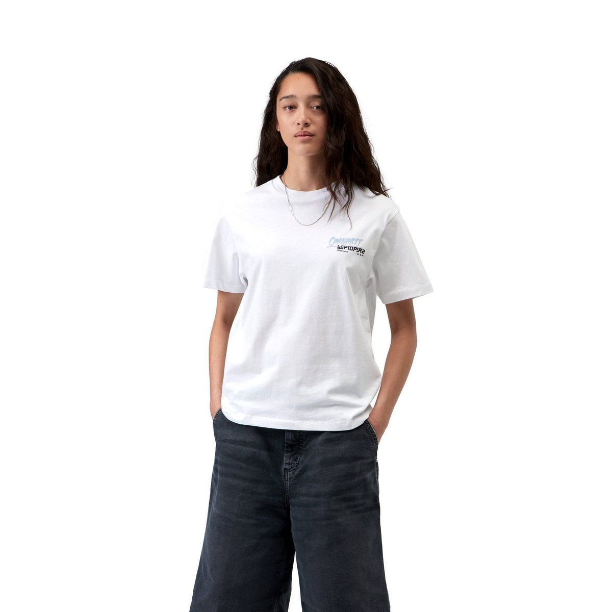 Carhartt WIP Women's S/S Wiptopia II T-Shirt White
