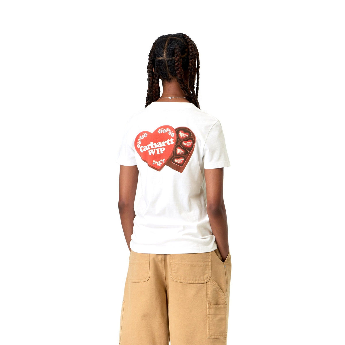 Carhartt WIP Women's S/S Hartt Case T-Shirt White
