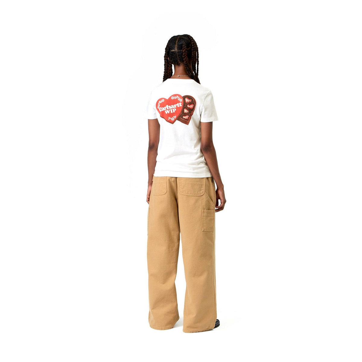 Carhartt WIP Women's S/S Hartt Case T-Shirt White