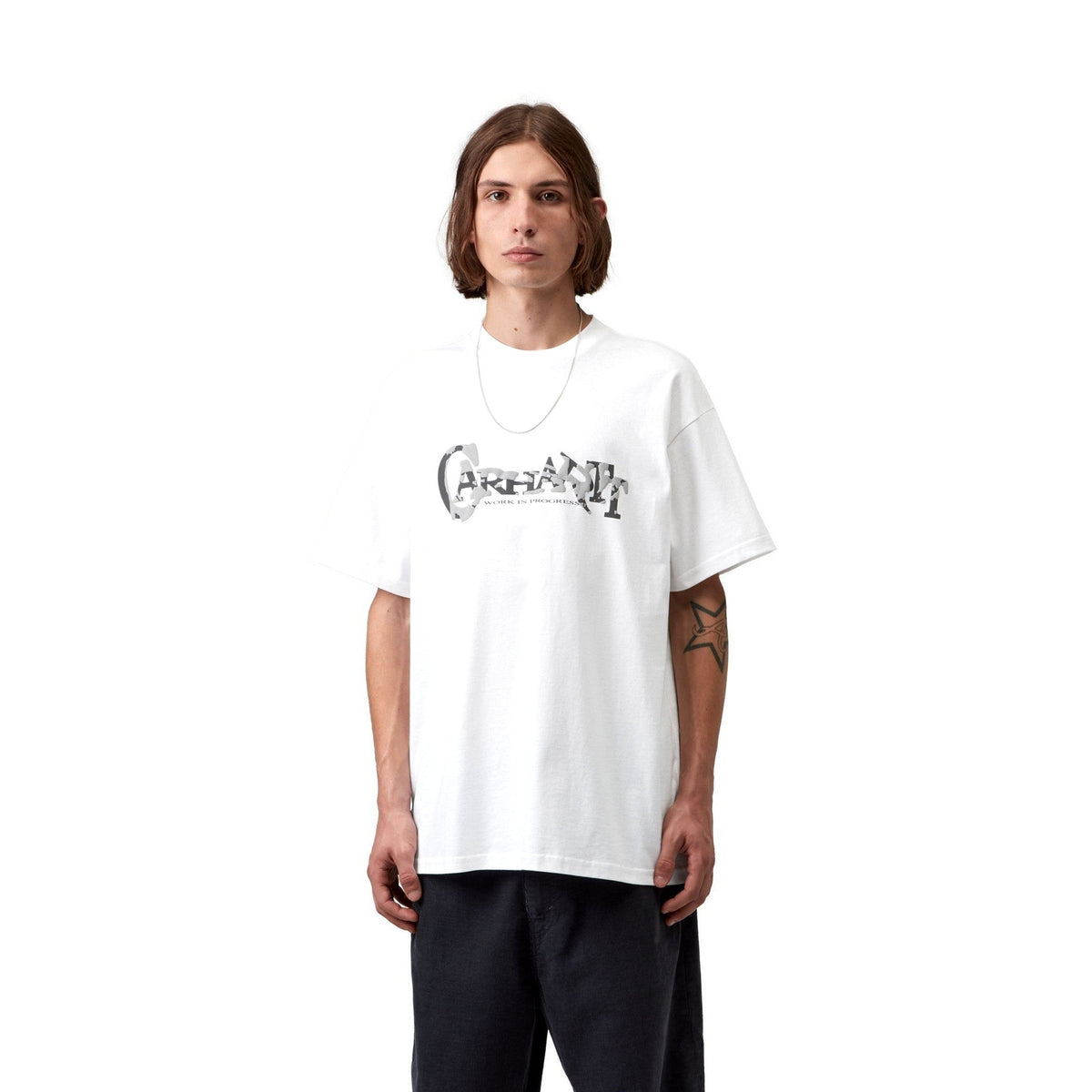 Carhartt WIP S/S Chinsel Script T-Shirt White