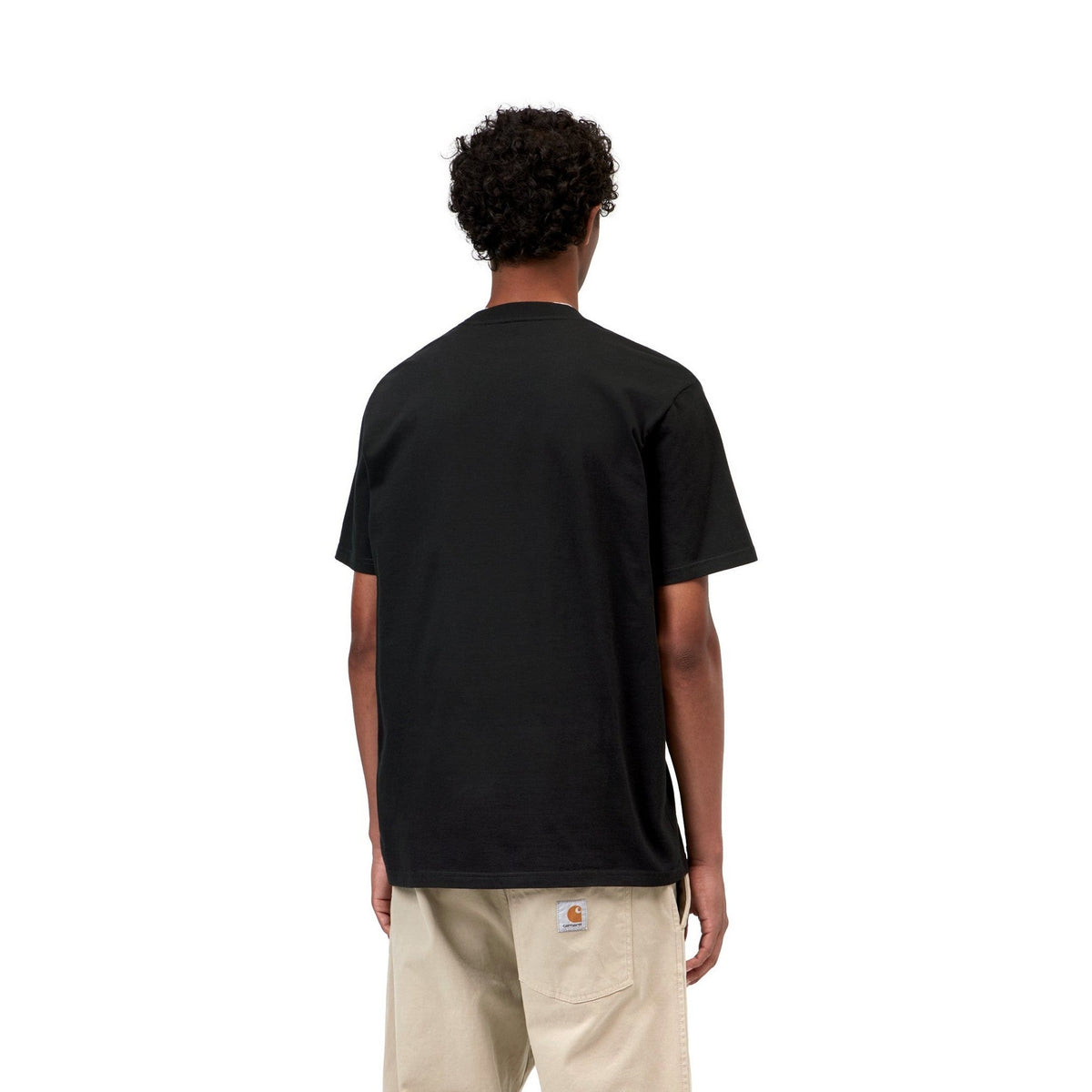 Carhartt WIP S/S Slingshot T-Shirt Black, Heavy enzyme wash
