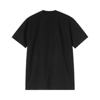 Carhartt WIP S/S Slingshot T-Shirt Black, Heavy enzyme wash