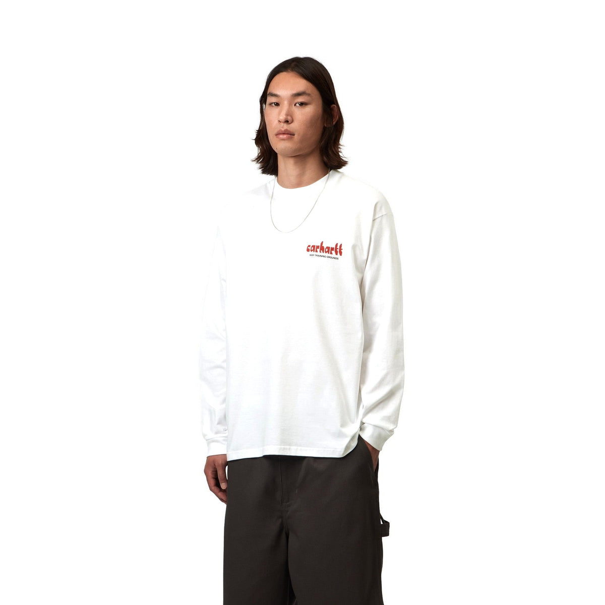 Carhartt WIP L/S Framework T-Shirt White