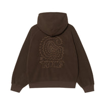Carhartt WIP Hooded Limn C Fleece Sweatshirt Tobacco