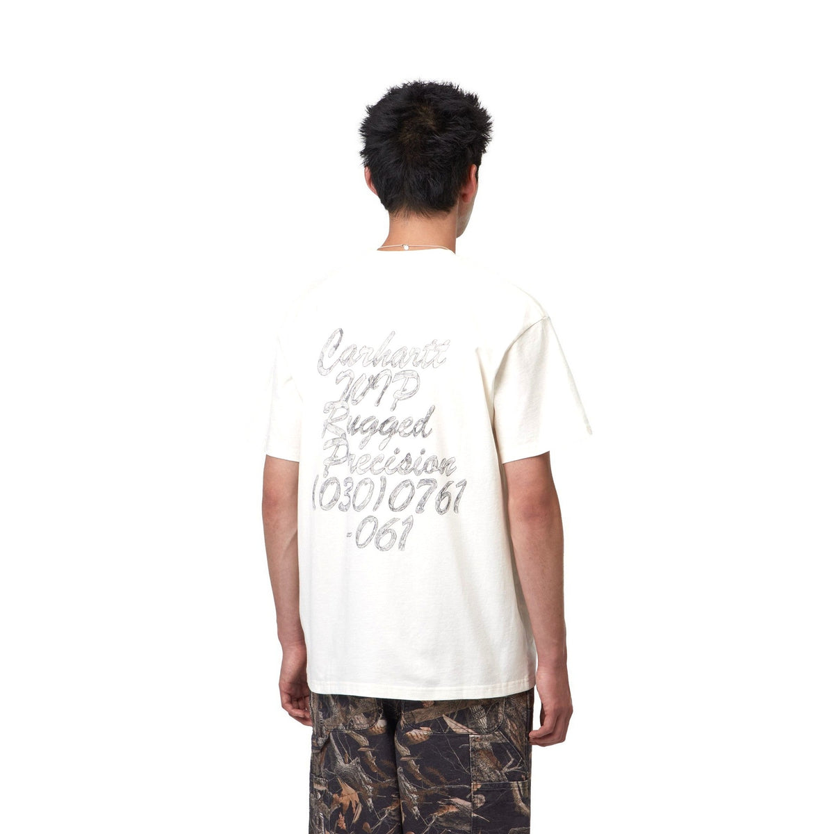 Carhartt WIP S/S Hatching Script T-Shirt Wax, Garment dyed