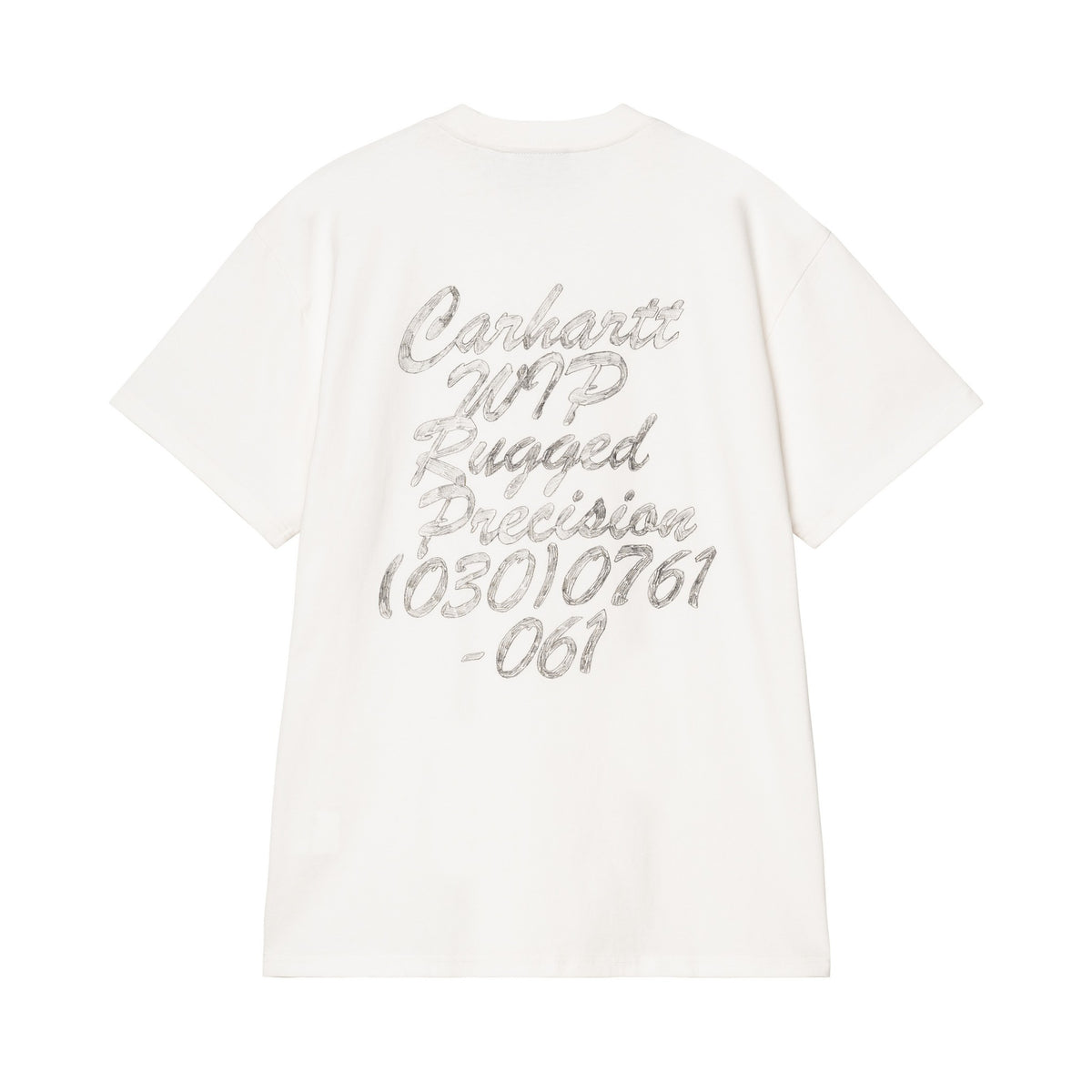 Carhartt WIP S/S Hatching Script T-Shirt Wax, Garment dyed