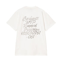 Carhartt WIP S/S Hatching Script T-Shirt Wax, Garment dyed