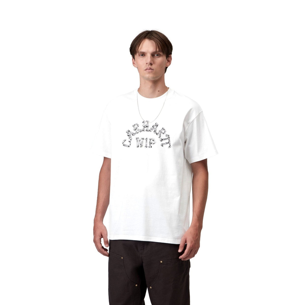 Carhartt WIP S/S Ribbon Script T-Shirt White