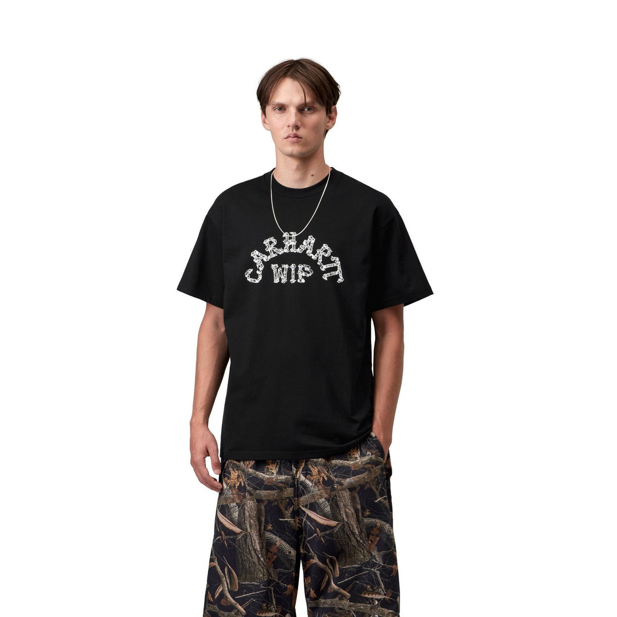 Carhartt WIP S/S Ribbon Script T-Shirt Black