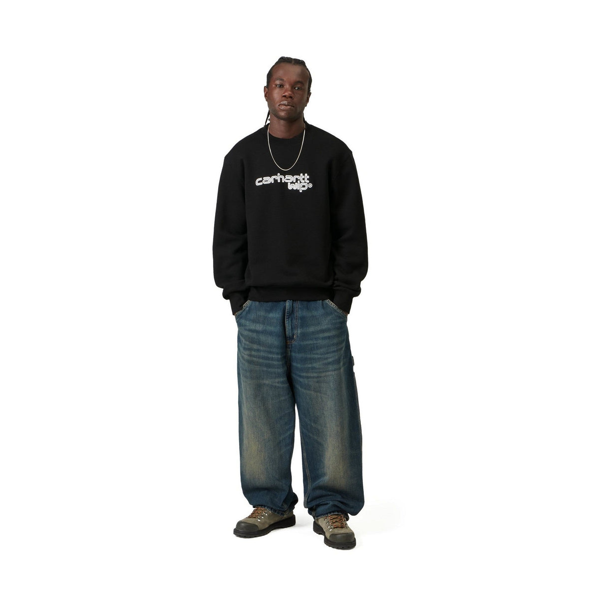 Carhartt WIP Wireless Sweatshirt Black / Wax