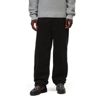 Carhartt WIP Aaron Pant Black, Rinsed
