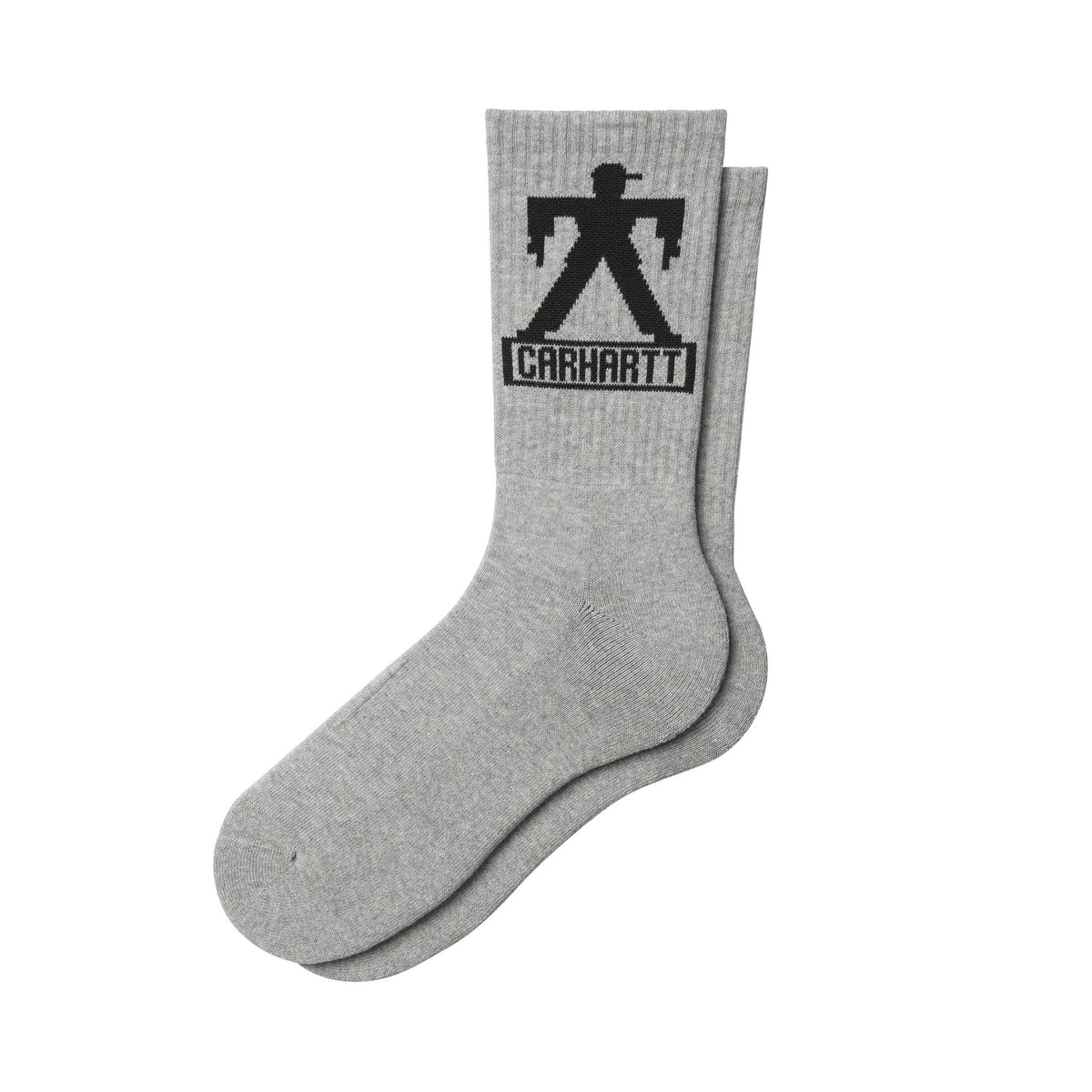 Carhartt WIP Bricky Man Socks Grey Heather / Black