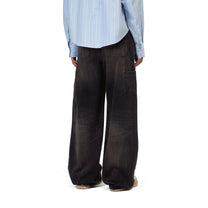 Carhartt WIP Women's Jens Pant Black, Tobacco used wash