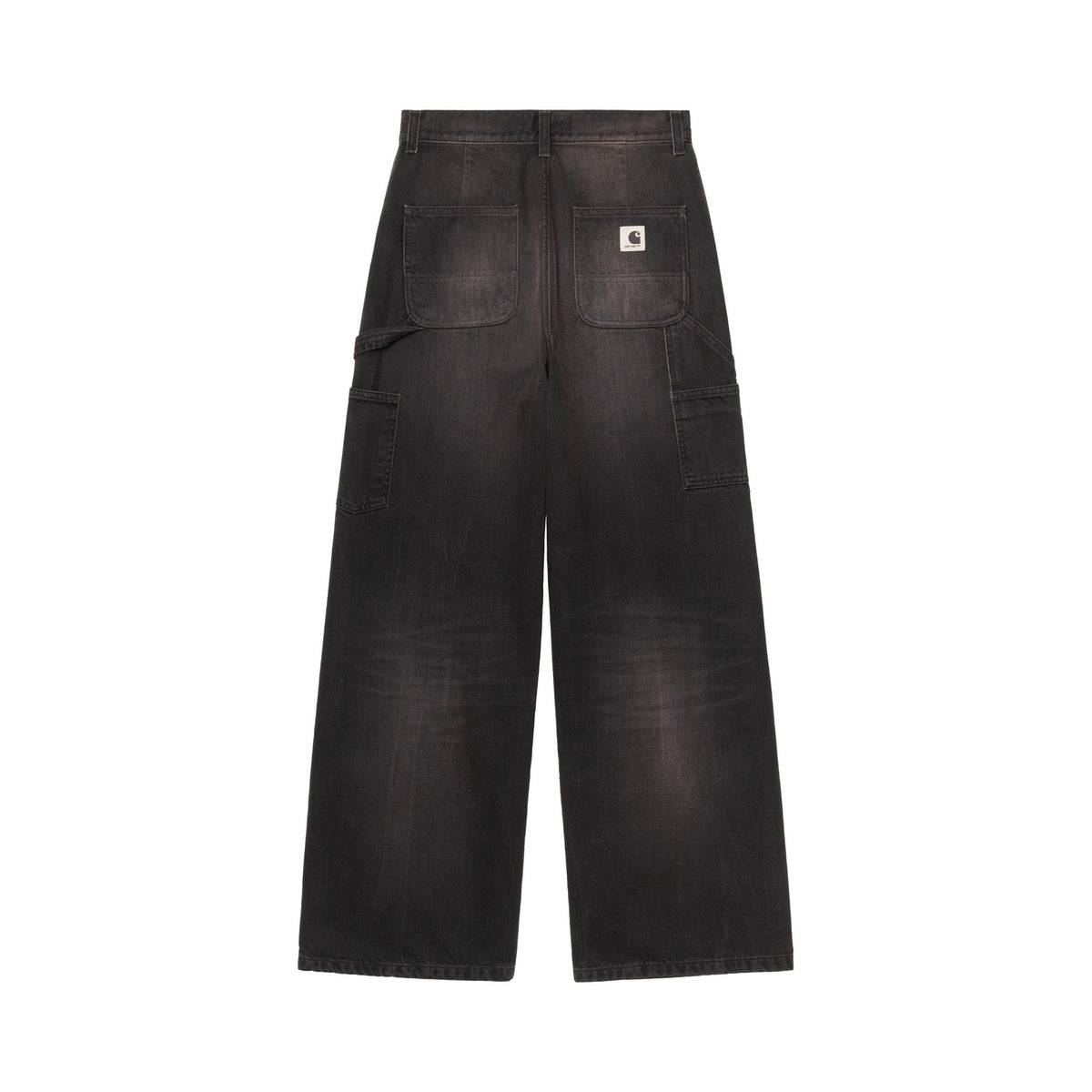 Carhartt WIP Women's Jens Pant Black, Tobacco used wash