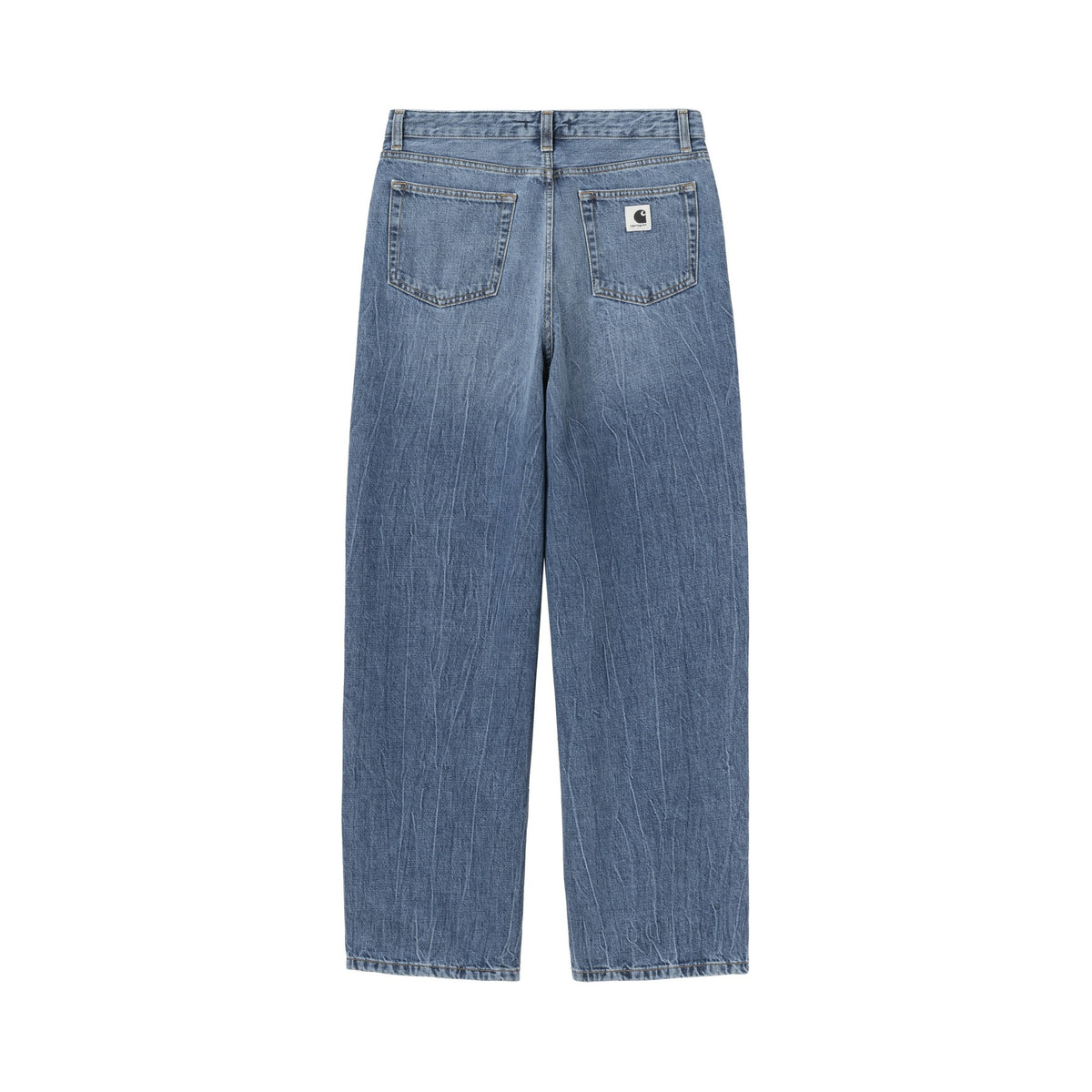Carhartt WIP Women's Lavine Pant Blue, Marble used wash
