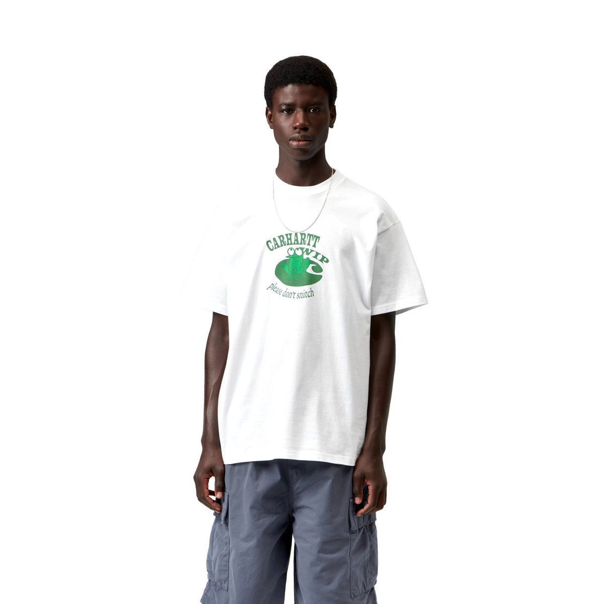 Carhartt WIP S/S Dont Snitch T-Shirt White