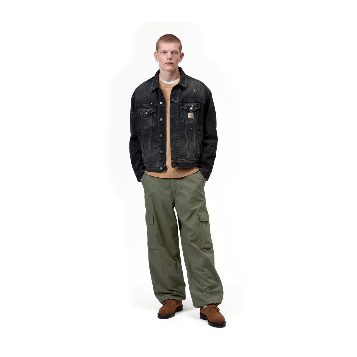 Carhartt WIP Kade Cargo Pant Leaf, Garment dyed