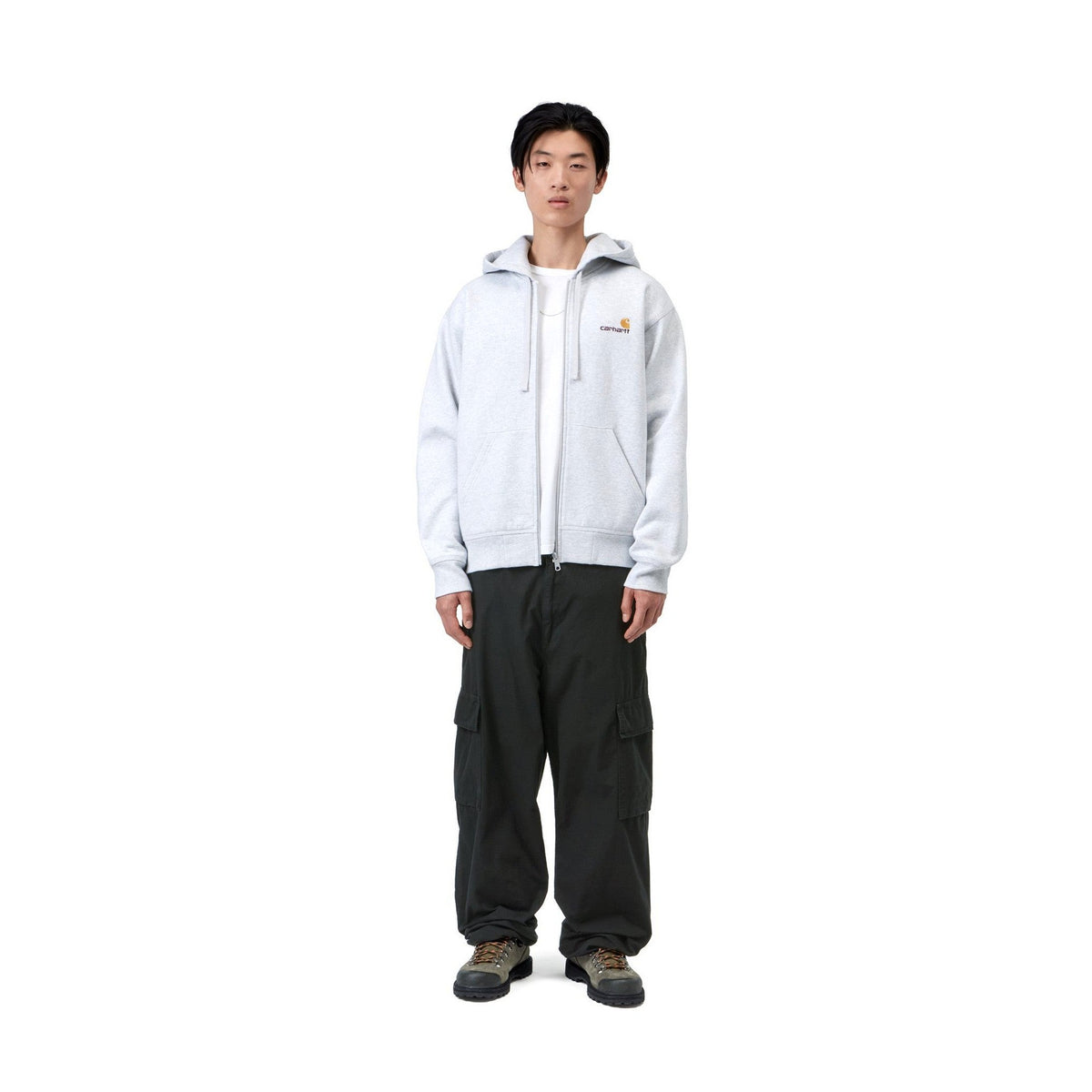 Carhartt WIP Kade Cargo Pant Black, Garment dyed