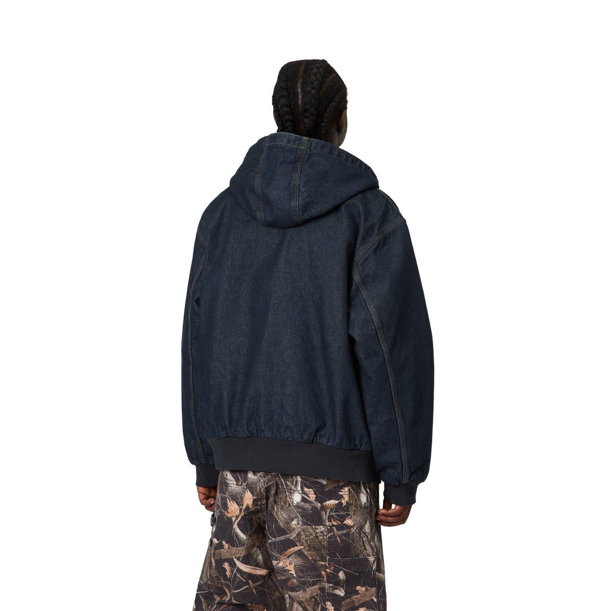 Carhartt WIP OG Active Jacket Blue, Rinsed