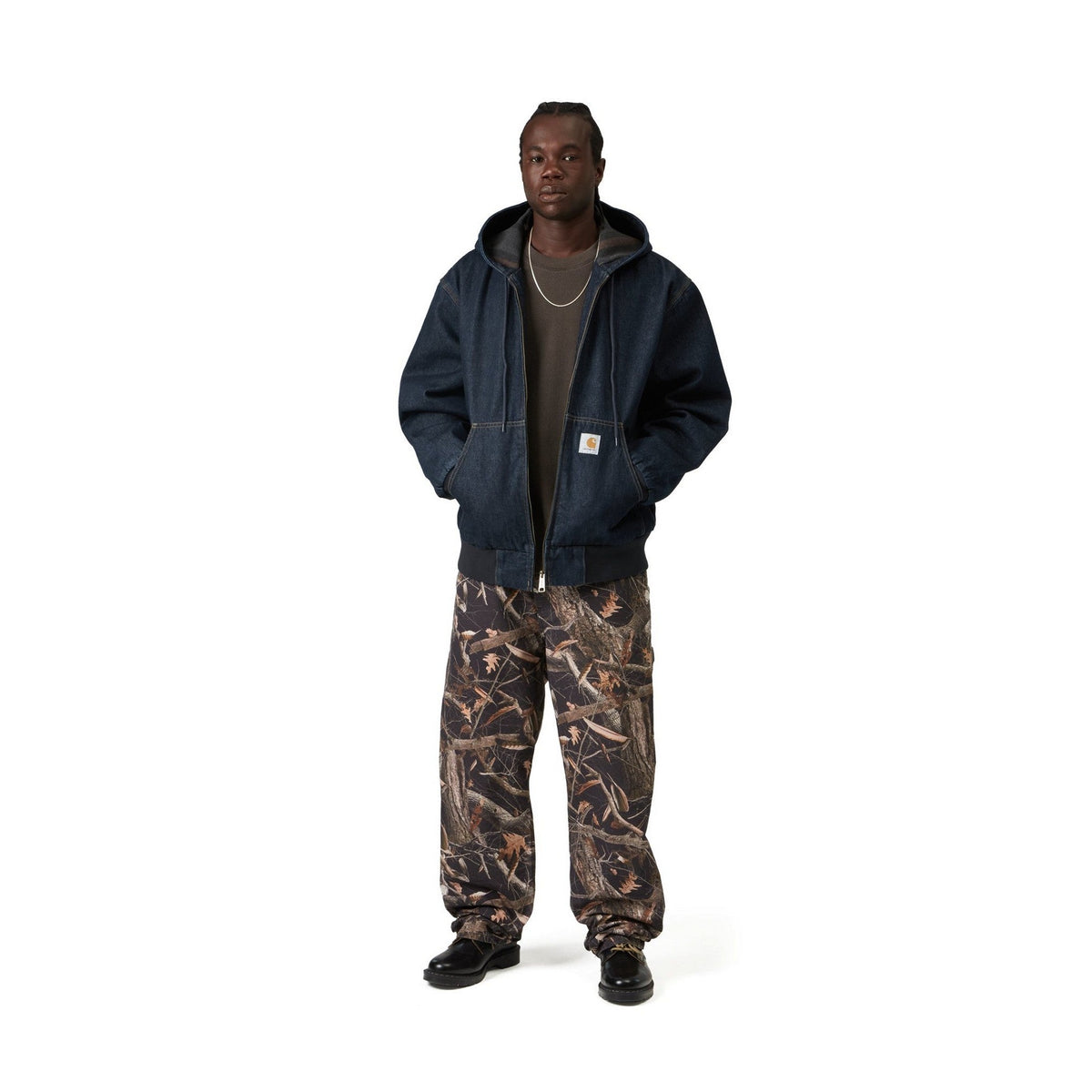 Carhartt WIP OG Active Jacket Blue, Rinsed