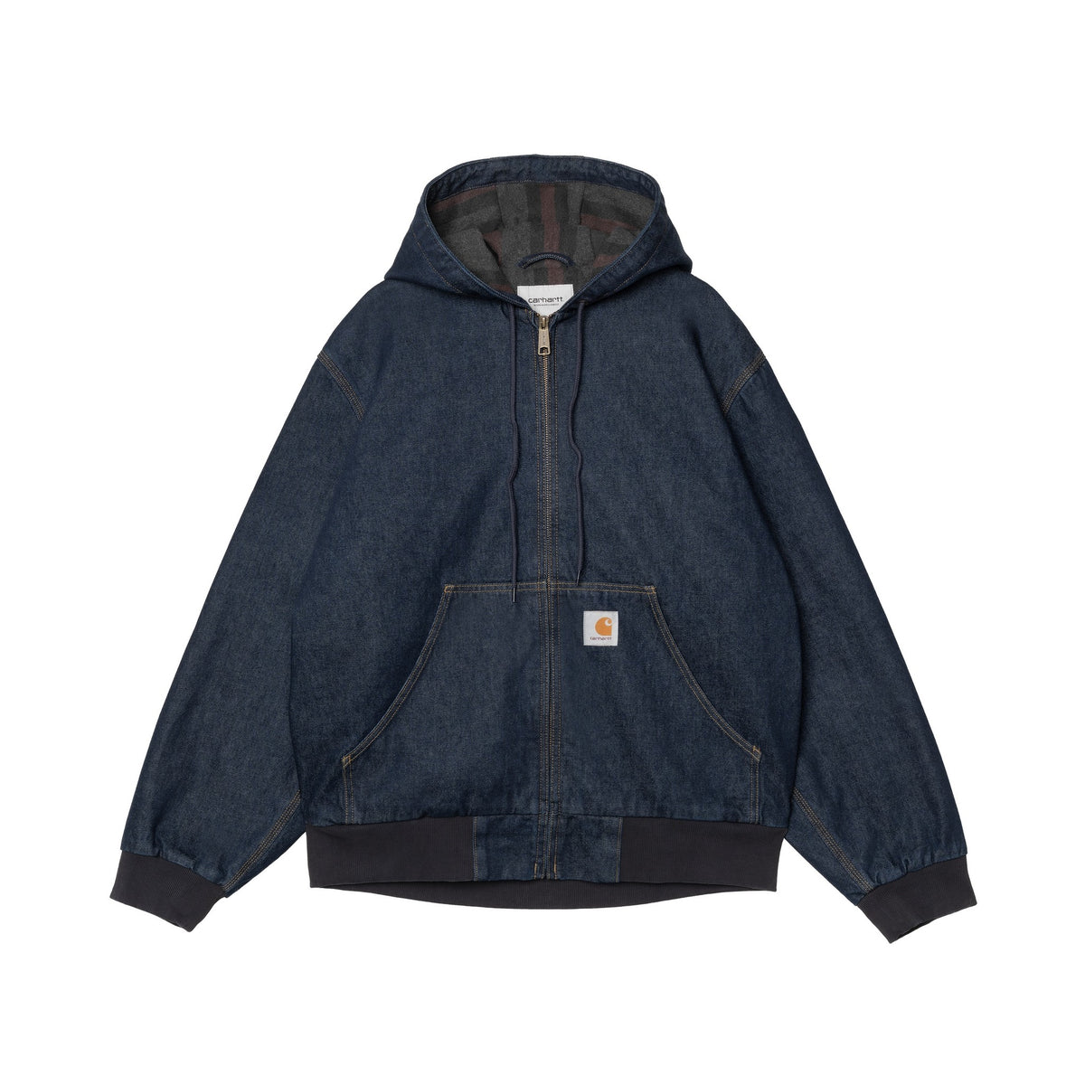 Carhartt WIP OG Active Jacket Blue, Rinsed