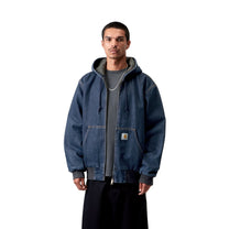 Carhartt WIP OG Active Jacket Blue, Stone washed