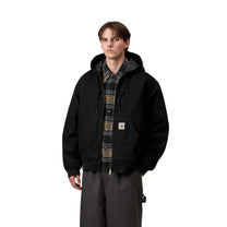 Carhartt WIP OG Active Jacket Black, Rinsed