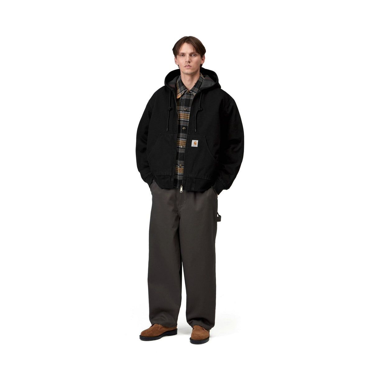 Carhartt WIP OG Active Jacket Black, Rinsed