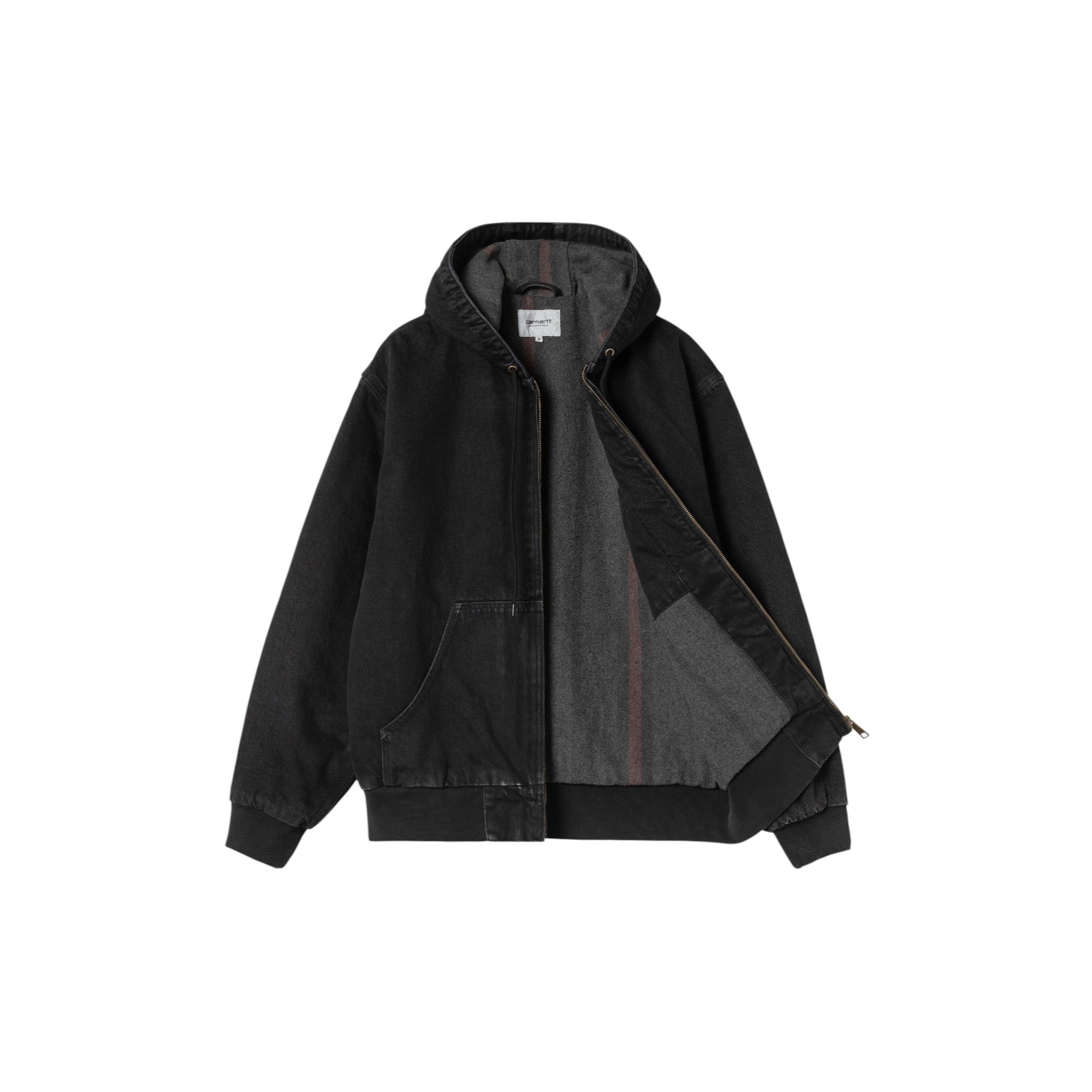 Carhartt WIP OG Active Jacket Black, Stone washed
