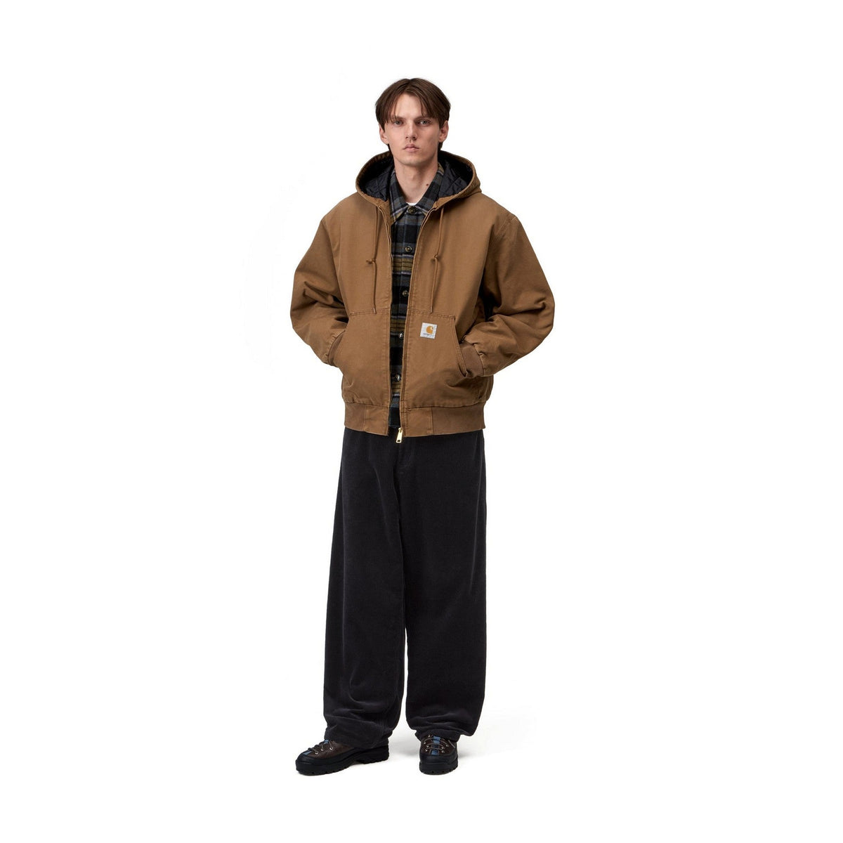 Carhartt WIP OG Active Jacket WIP H Brown, Stone canvas