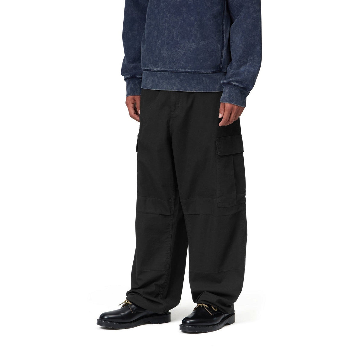 Carhartt WIP OG Cargo Pant Black, Stone washed
