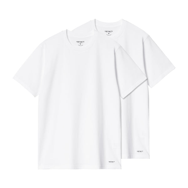 Carhartt WIP, Carhartt WIP Standard Crew Neck T-Shirt White + White