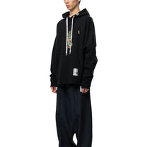 Maison MIHARA YASUHIRO Leon Printed Hoodie Black