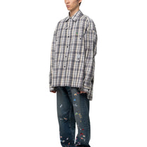 Maison MIHARA YASUHIRO Check Long Sleeve Shirt Black